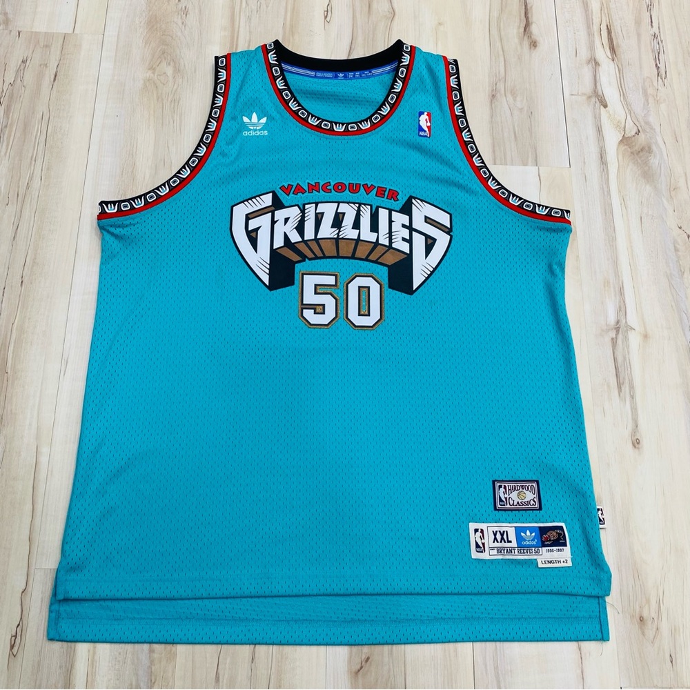 Authentic Adidas Bryant Reeves Grizzlies Jersey Mens Swingman XXL